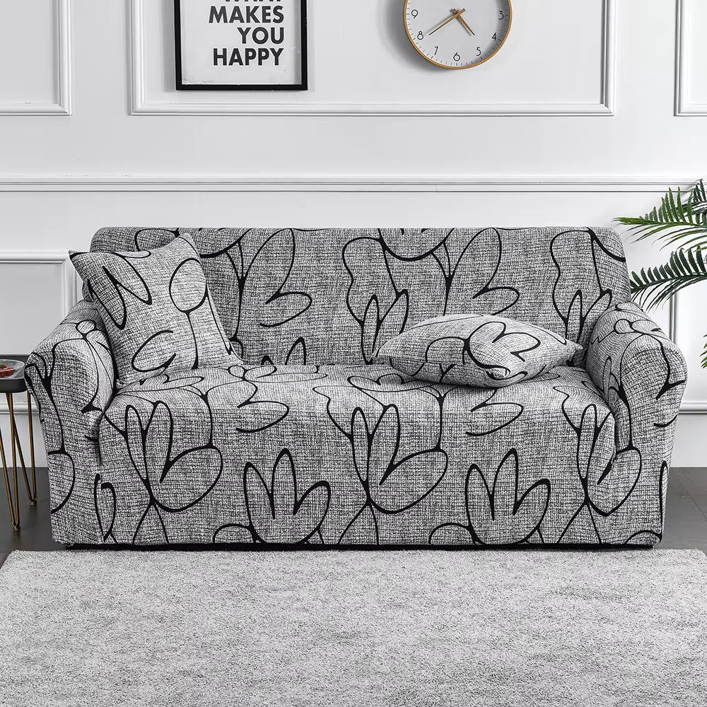 Printed Elastic Sofa Cover