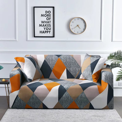 Printed Elastic Sofa Cover