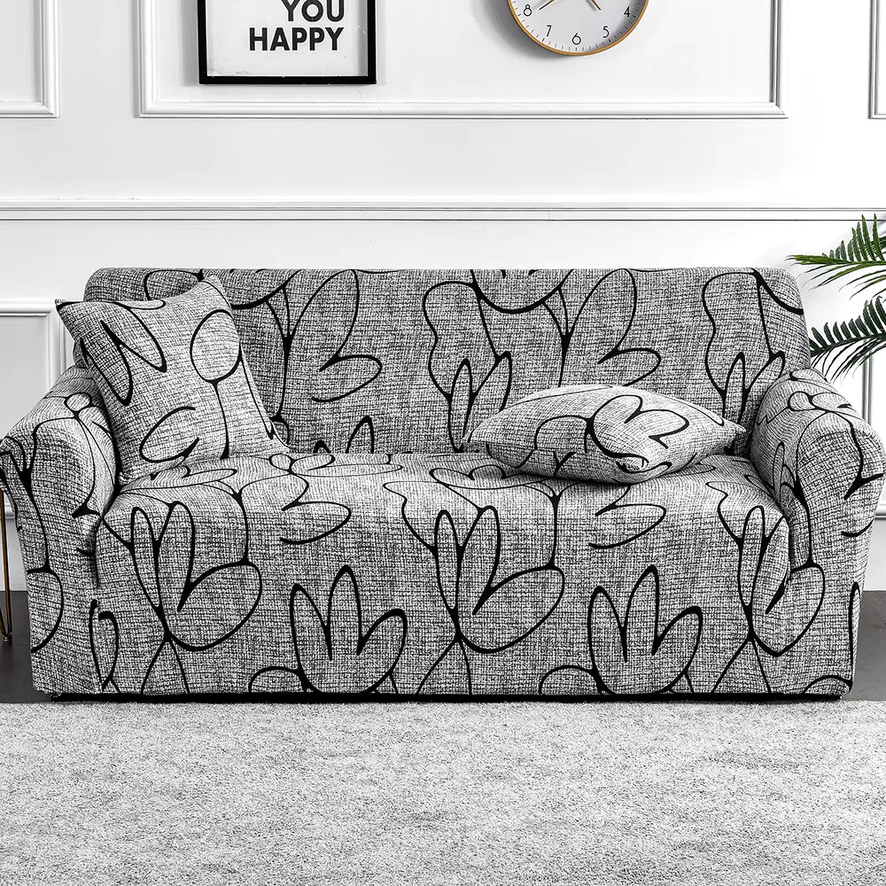 Printed Elastic Sofa Cover