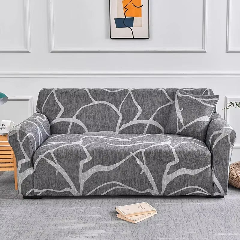 Printed Elastic Sofa Cover