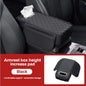 Car Armrest Mat with Tissue Storage Memory Foam Height Pad Universal Auto Center Console Arm Rest Protection Cushion