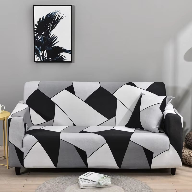 Printed Elastic Sofa Cover