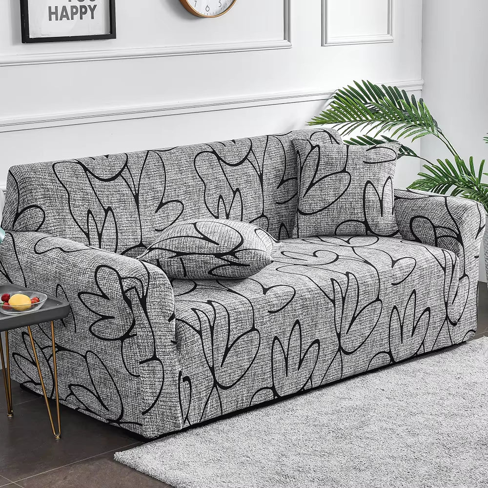 Printed Elastic Sofa Cover