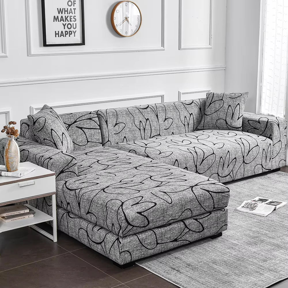 Printed Elastic Sofa Cover